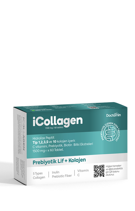 iCollagen® Kolajen ve Prebiyotik Tablet
